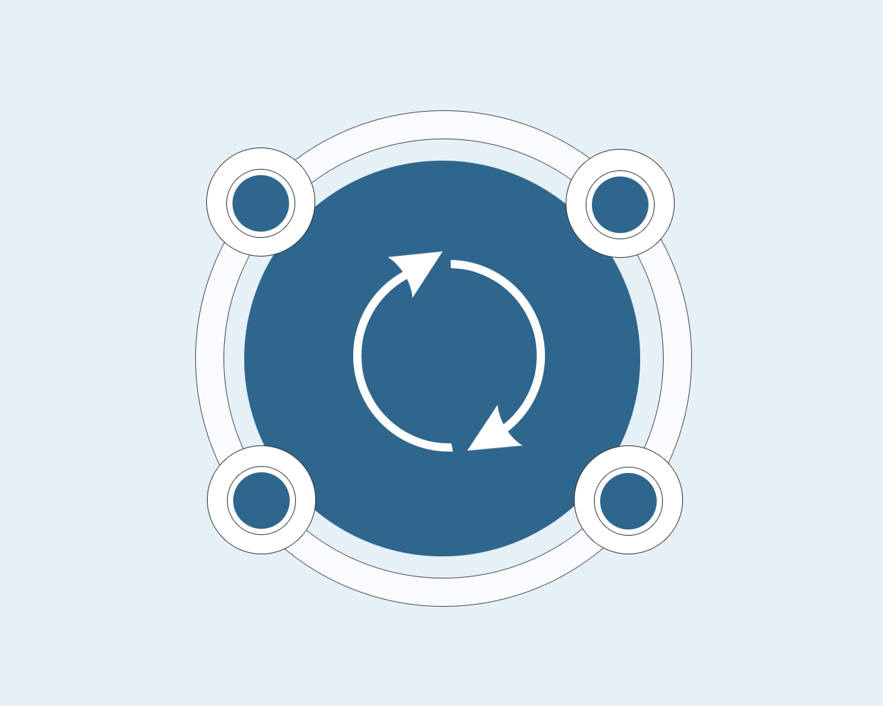 infographic circle element