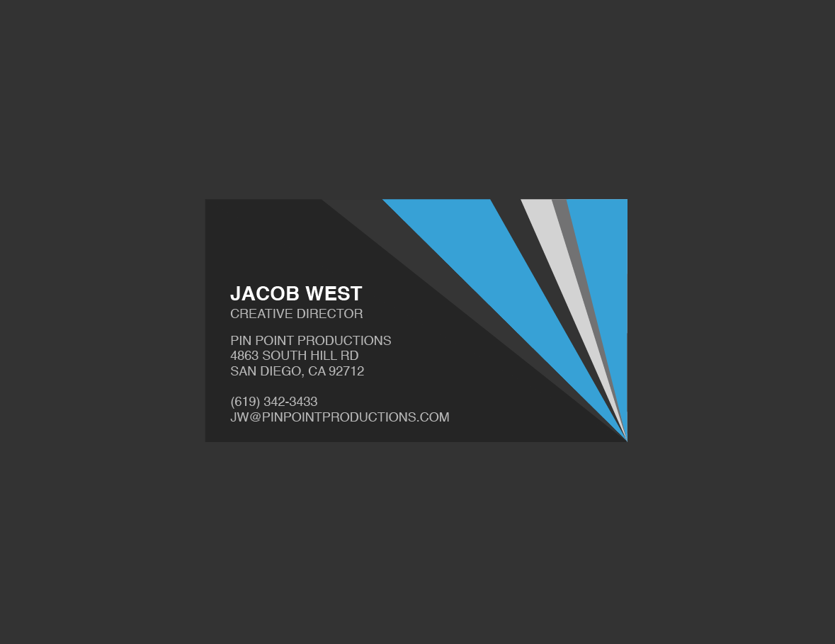 Simple and clean business card design – TrashedGraphics Intended For Generic Business Card Template