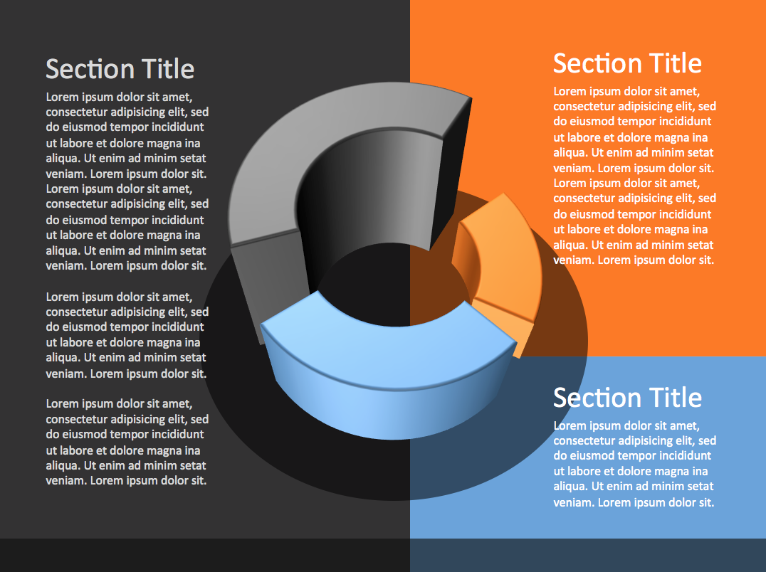 3d charts and graphs PowerPoint