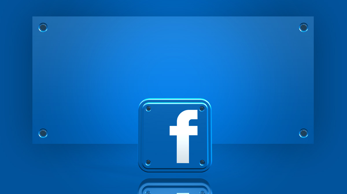 facebook logo powerpoint cover slide