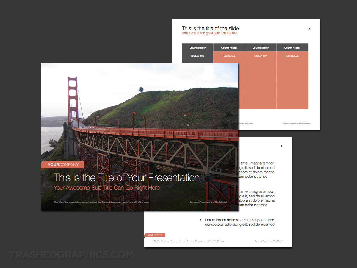 San Francisco powerpoint template