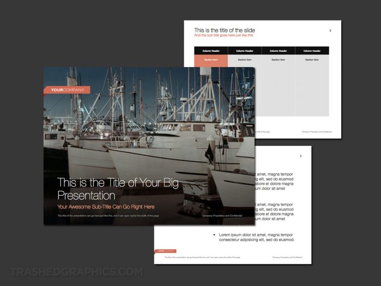Fishing and boating theme powerpoint