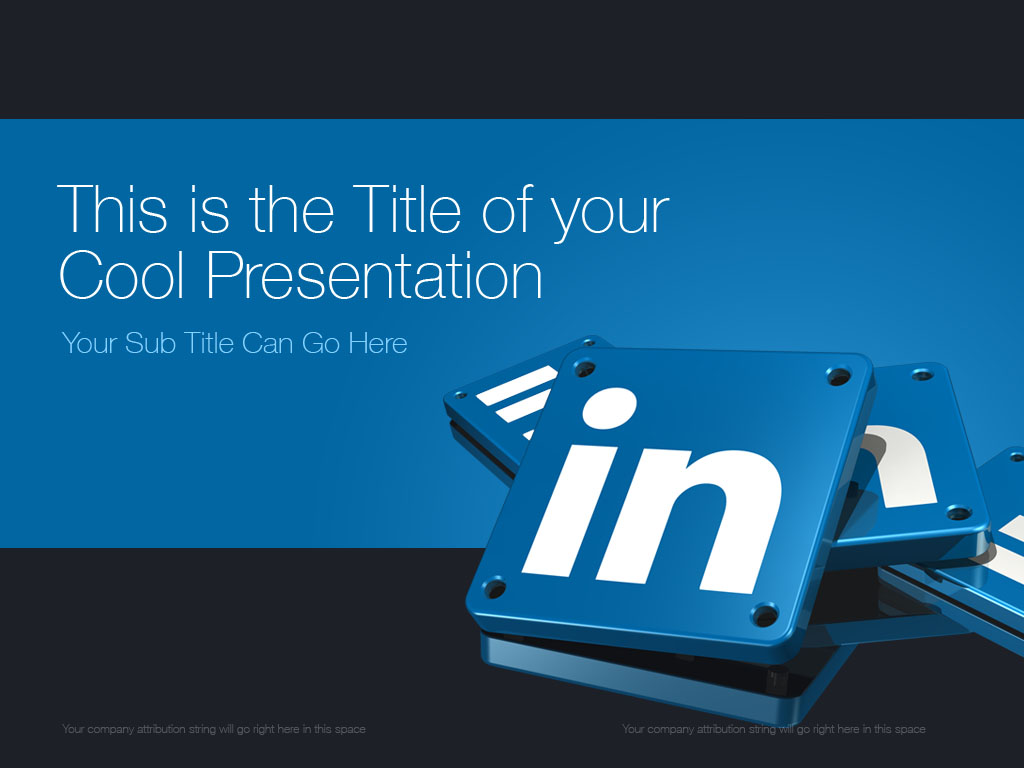LinkedIn PowerPoint template design